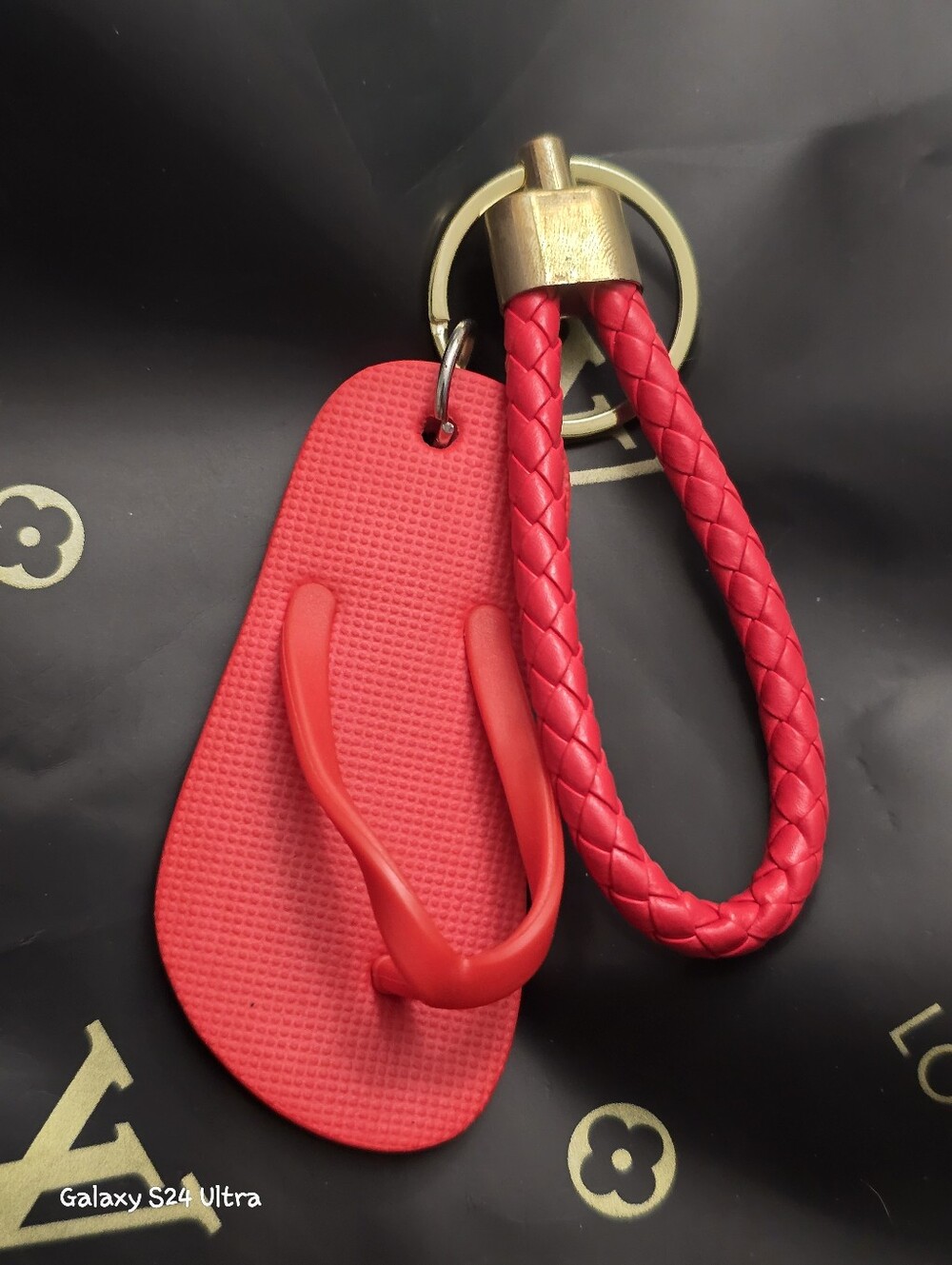 Large Flip Flop Sandal Bag Charm/ Keychain NEW